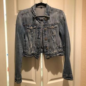 American Eagle Crop Jean Jacket